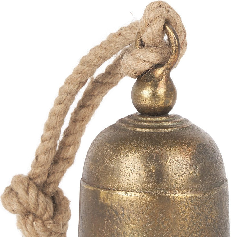 6" Gold Metal Decorative Wall Sculpture