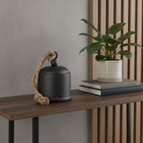 7" Black Metal Decorative Wall Sculpture