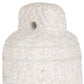 8" White Marble Door Stop