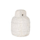8" White Marble Door Stop