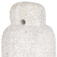 10" White Marble Door Stop
