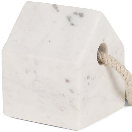 5" White Marble Decorative Wall Sculpture