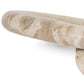 1" Beige Glass Decorative Wall Sculpture