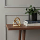 5" Gold Iron Abstract Tabletop Sculpture
