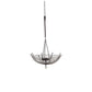 31" Black Distressed Woven Metal Lantern Candle Holder
