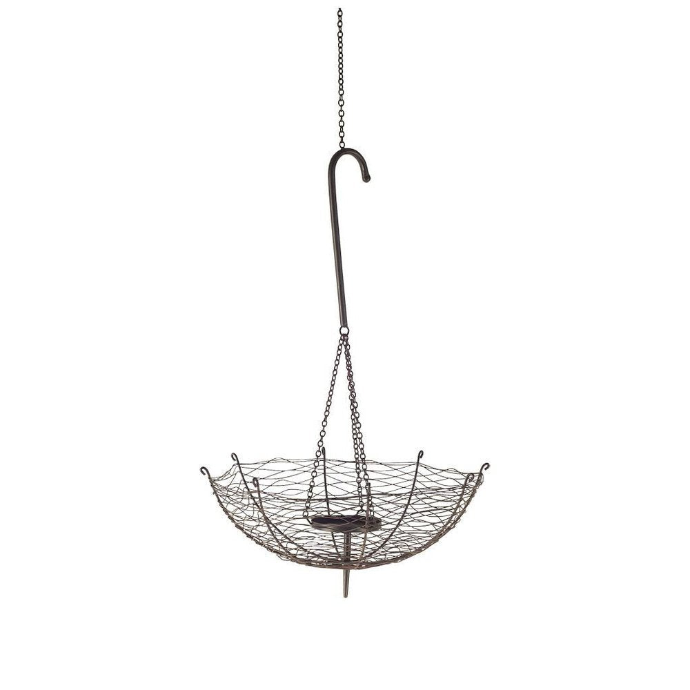 39" Black Woven Metal Lantern Candle Holder