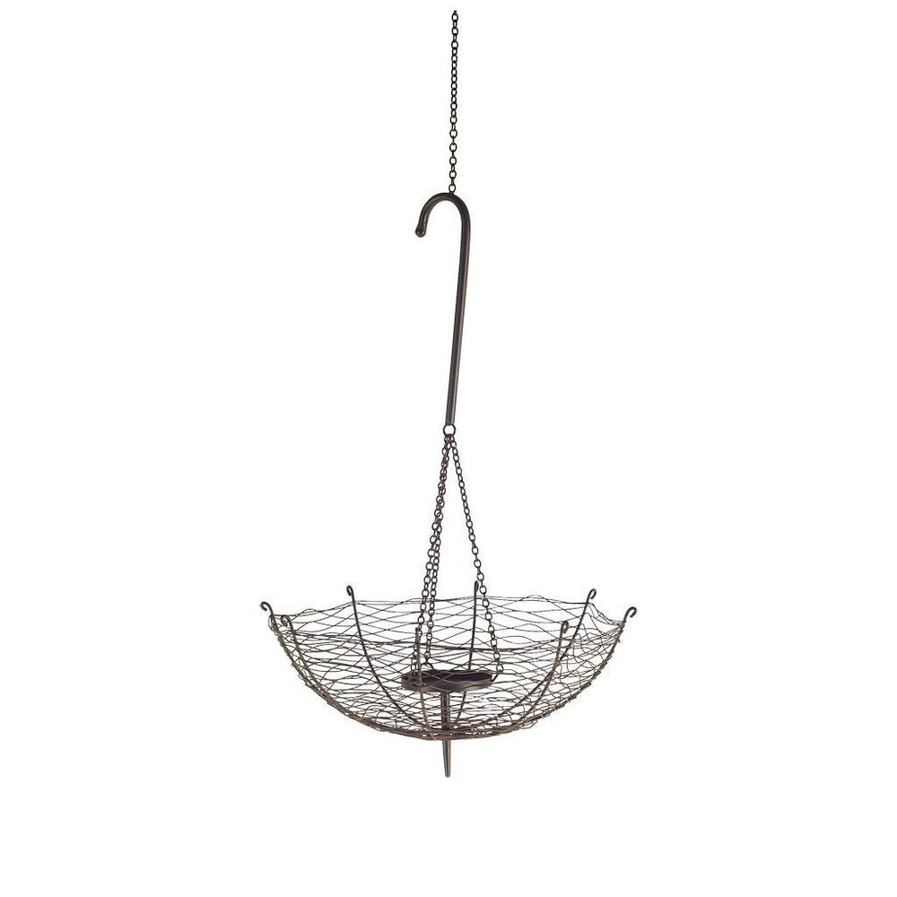 39" Black Woven Metal Lantern Candle Holder