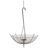 42" Black Distressed Woven Metal Lantern Candle Holder