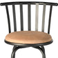 Set of Three Khaki and Black Suede Faux Leather and Iron Low Back Adjustable Height Swivel Bar Chairs