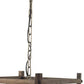 Gold Metal Single Dimmable Ceiling Light With Gold Shades