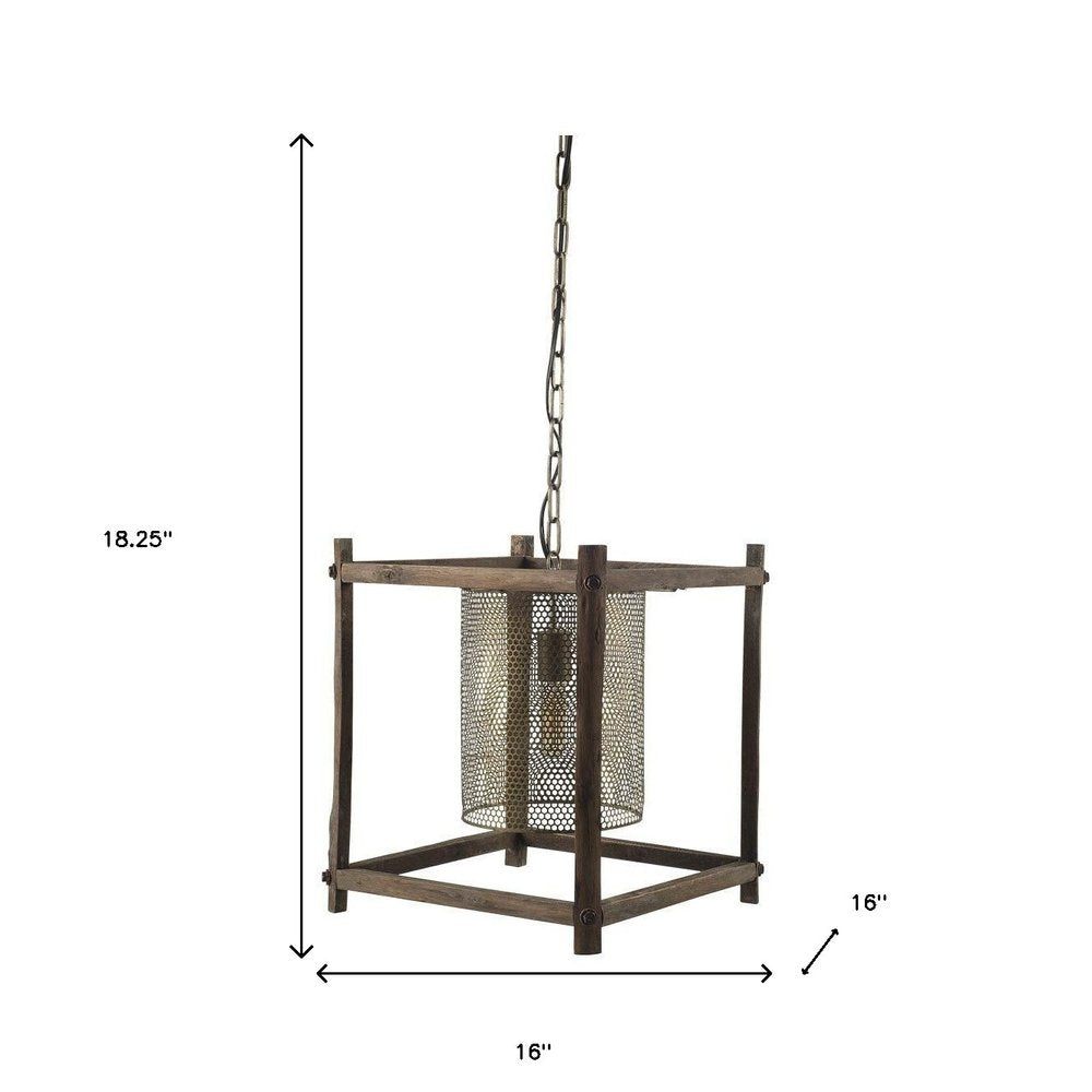 Gold Single Metal Dimmable Ceiling Light With Gold Shades