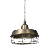 Gold Single Metal Dimmable Ceiling Light With Gold Shades
