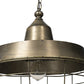 Gold Single Metal Dimmable Ceiling Light With Gold Shades