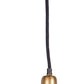 Gold Single Metal Dimmable Ceiling Light With Gold Shades