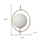 White Single Metal Dimmable Ceiling Light With White Shades