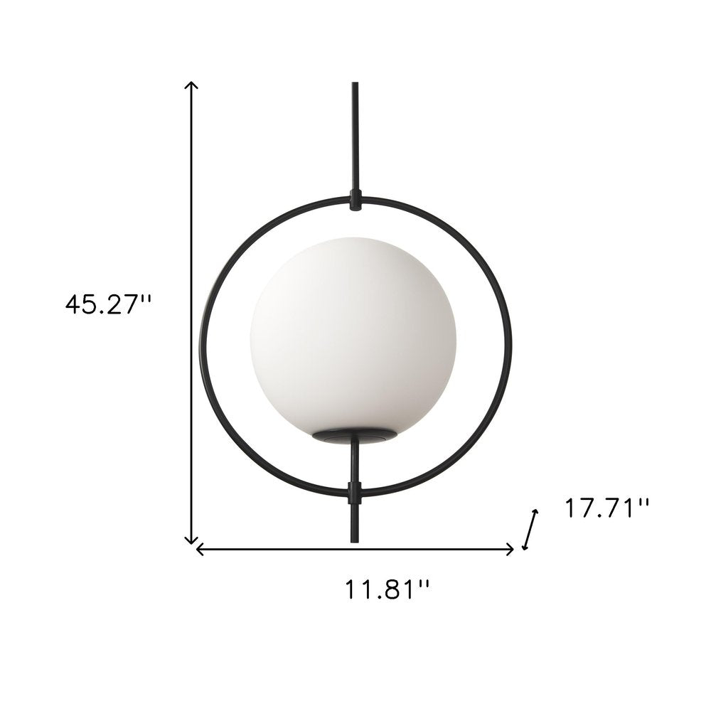 White Single Metal Dimmable Ceiling Light With White Shades