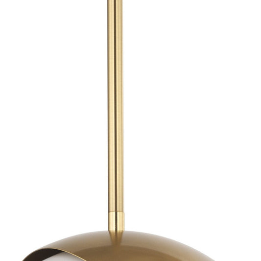 White Single Metal Dimmable Ceiling Light With White Shades