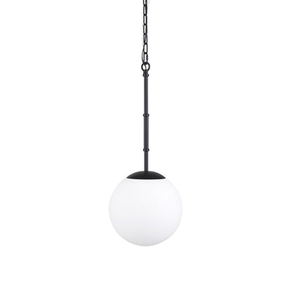 White Single Metal Dimmable Ceiling Light With White Shades