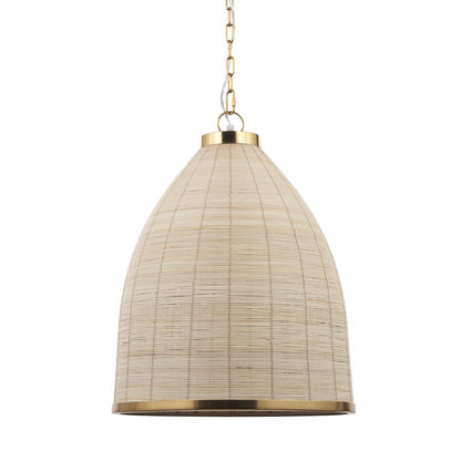 Brown Single Metal Dimmable Ceiling Light With Brown Shades