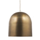 Gold Single Metal Dimmable Ceiling Light With Gold Shades