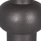 26" Black Round Bedside Lamp With Empire Shade