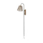 16" Brown And Black And Brown Metal Wallchiere Sconce
