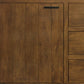 71" Chestnut Distressed Solid Wood Three Drawer Sideboard with Two Doors