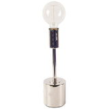 18" Silver Candlestick Lamp Base