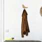 5" Gold Cast Iron Bird Wall Hook