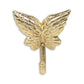 5" Gold Cast Iron Butterfly Wall Hook
