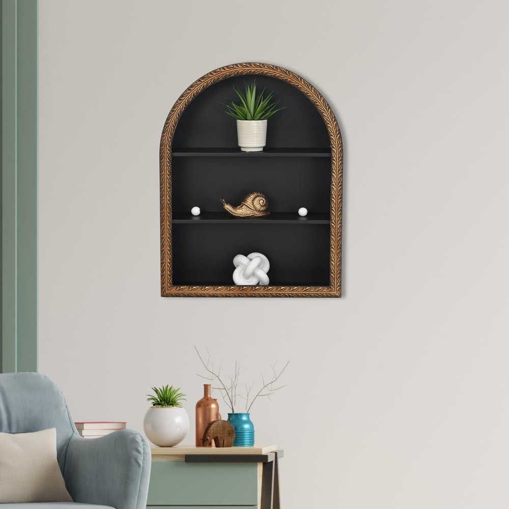 3" Antiqued Gold Cast Iron Snail Figurine