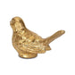 5" Gold Cast Iron Bird Figurine