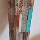 Blue Natural And Navy Blue 3D Embossed Teak Decorative Wall Panel