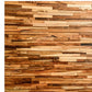Brown 3D Embossed Geometric Teak Reclaimed Wood Decorative Wall Panels