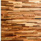 Brown 3D Embossed Geometric Teak Reclaimed Wood Decorative Wall Panels
