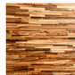 Brown 3D Embossed Geometric Teak Reclaimed Wood Decorative Wall Panels