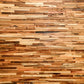 Brown 3D Embossed Geometric Teak Reclaimed Wood Decorative Wall Panels