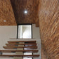 Brown 3D Embossed Geometric Teak Reclaimed Wood Decorative Wall Panels