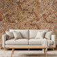 Natural Tree Stump Slice Teak Reclaimed Wood Decorative Wall Panels