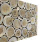 Natural Tree Stump Slice Teak Reclaimed Wood Decorative Wall Panels