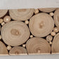 Natural Tree Stump Slice Teak Reclaimed Wood Decorative Wall Panels