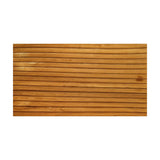 Brown 3D Embossed Striped Teak Reclaimed Wood Decorative Wall Panels