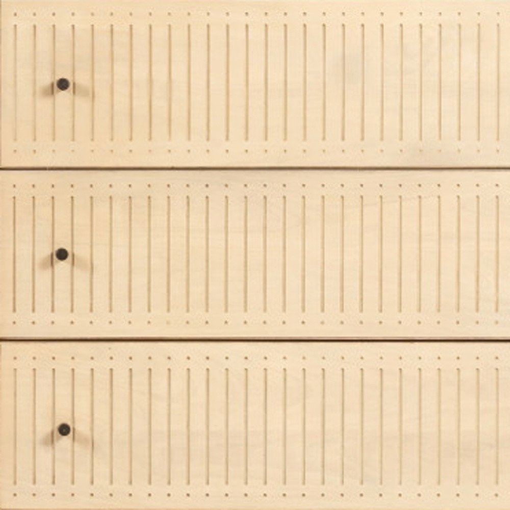 68" Natural Solid Wood Six Drawer Dresser