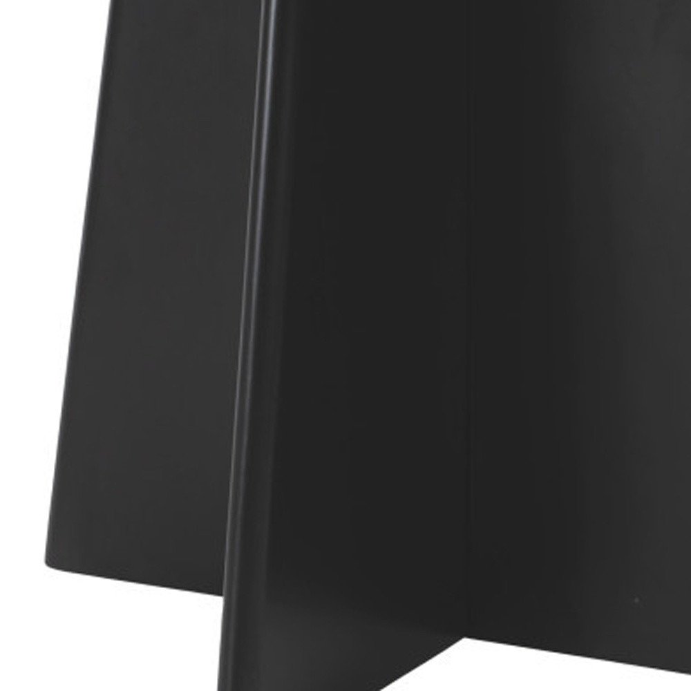 51" White Marble and Wood Pedestal Base Round Top Dining Table