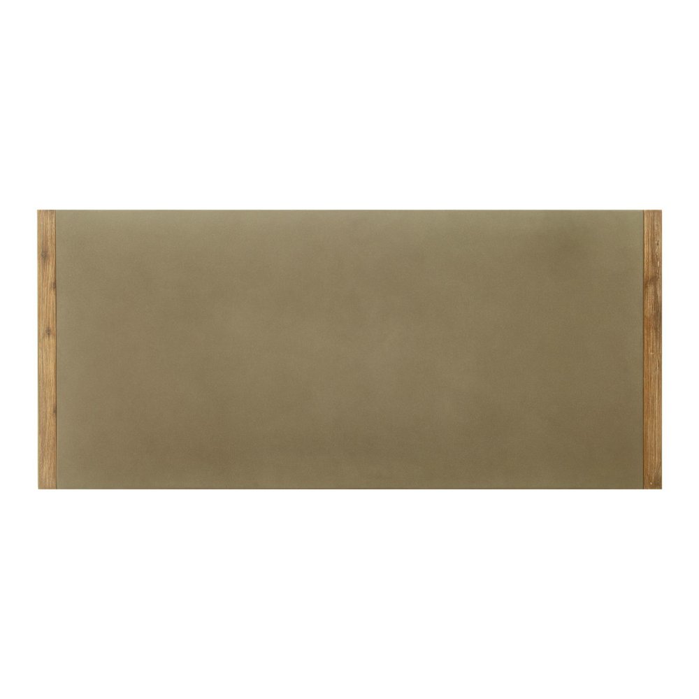 79" Gray Wood and Solid Wood Pedestal Base Dining Table