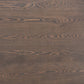 41" Espresso Wood Pedestal Base Square Dining Table