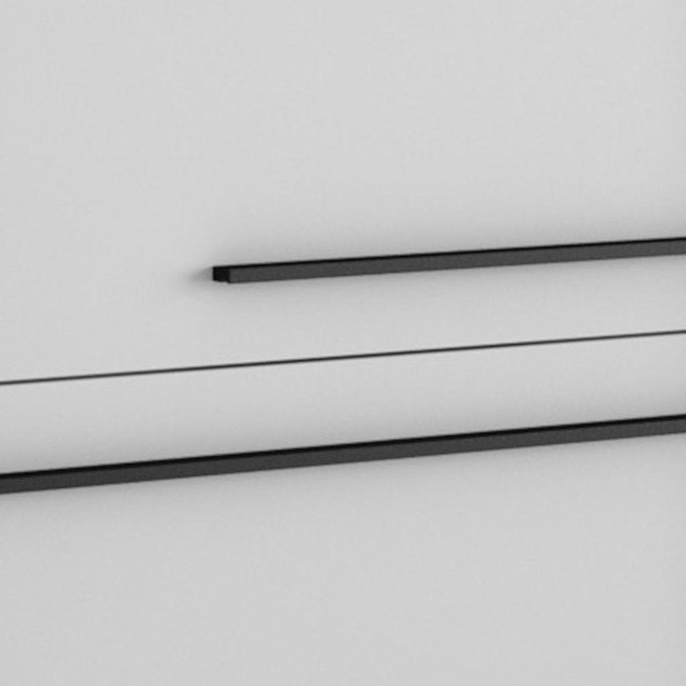 24" Off White Wood Floating Bathroom Vanity With White Sink And Two Drawers