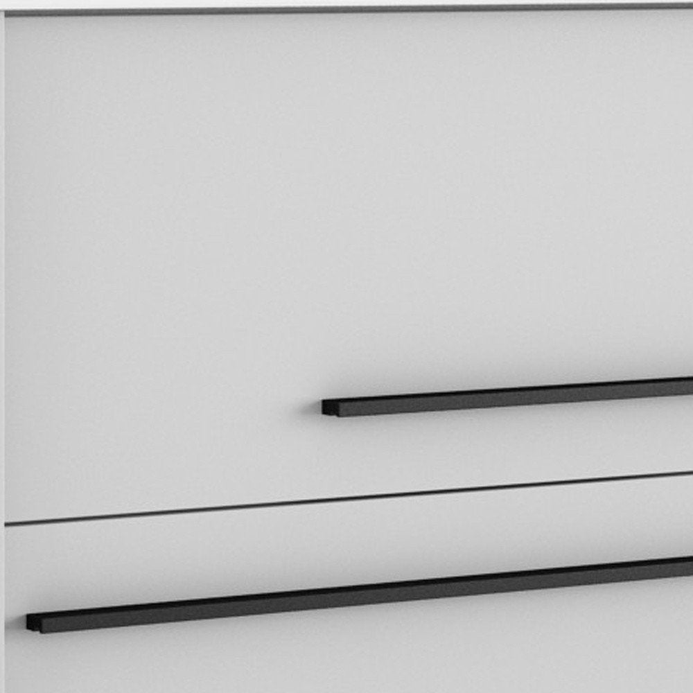 24" Off White Wood Floating Bathroom Vanity With White Sink And Two Drawers