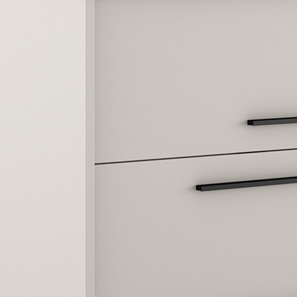 24" Tan Wood Floating Bathroom Vanity With White Sink And Two Drawers