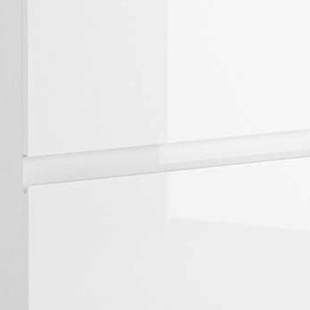 32" White Wood Freestanding Bathroom Vanity With White Sink And Three Drawers